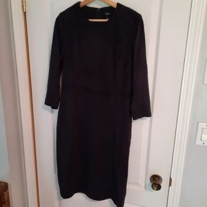 NWT💥DKR Vegan Suede Dress, Size Large, Black